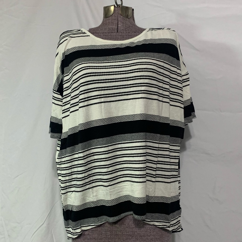 LuLaRoe Irma black and white stripe!
